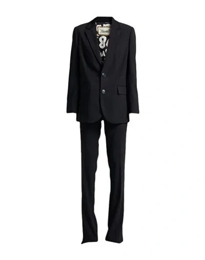 Dsquared2 Woman Suit Black Size 6 Polyester, Elastane