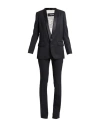 Dsquared2 Woman Suit Black Size 4 Polyester, Virgin Wool, Silk In Black
