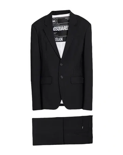 Dsquared2 Woman Suit Black Size 6 Virgin Wool, Elastane