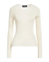Dsquared2 Woman Sweater Beige Size L Cotton In Beige