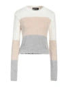 Dsquared2 Woman Sweater Beige Size Xl Polyamide