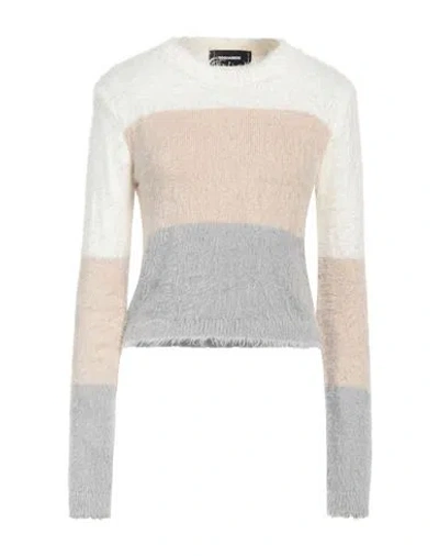 Dsquared2 Woman Sweater Beige Size Xl Polyamide
