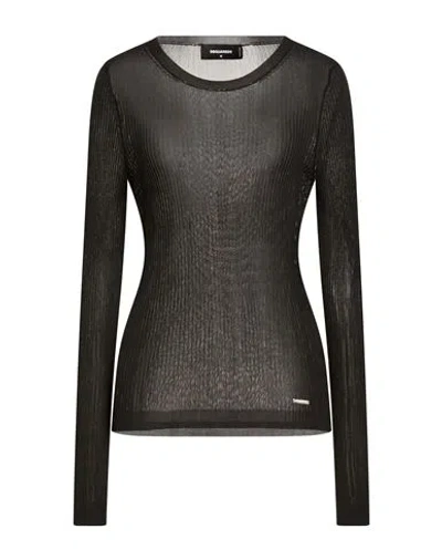 Dsquared2 Woman Sweater Black Size S Viscose, Polyamide