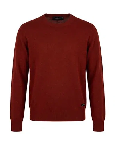 Dsquared2 Woman Sweater Burgundy Size Xs Virgin Wool
