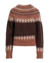 Dsquared2 Woman Sweater Camel Size L Virgin Wool, Mohair Wool, Polyamide, Wool In Multi