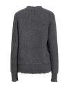 Dsquared2 Woman Sweater Charcoal Size L Wool In Gray