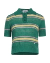 Dsquared2 Woman Sweater Green Size L Mohair Wool, Polyamide, Wool In Green