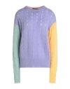 DSQUARED2 DSQUARED2 WOMAN SWEATER LILAC SIZE M MOHAIR WOOL, POLYAMIDE, WOOL
