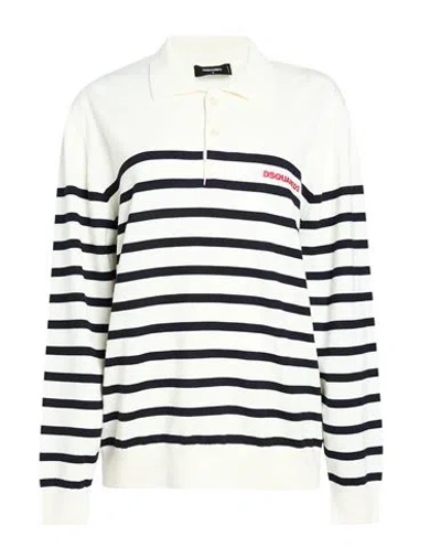 Dsquared2 Woman Sweater Off White Size Xxs Wool