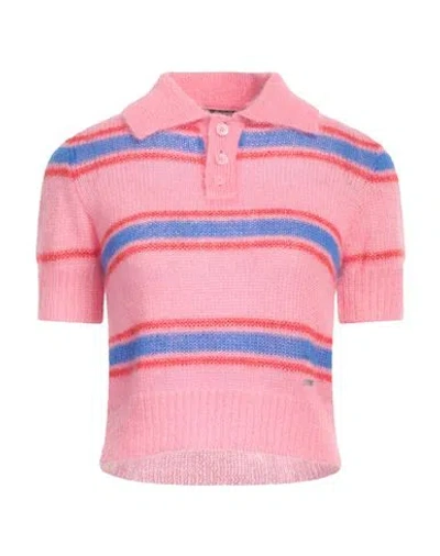 DSQUARED2 DSQUARED2 WOMAN SWEATER PINK SIZE L MOHAIR WOOL, POLYAMIDE, WOOL