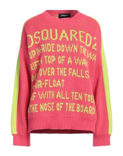 Dsquared2 Woman Sweater Pink Size Xs Cotton