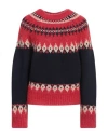 Dsquared2 Woman Sweater Red Size L Virgin Wool, Mohair Wool, Polyamide, Wool In Red