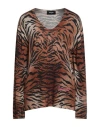 Dsquared2 Woman Sweater Rust Size S Virgin Wool In Red