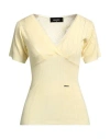 Dsquared2 Woman Sweater Yellow Size L Wool