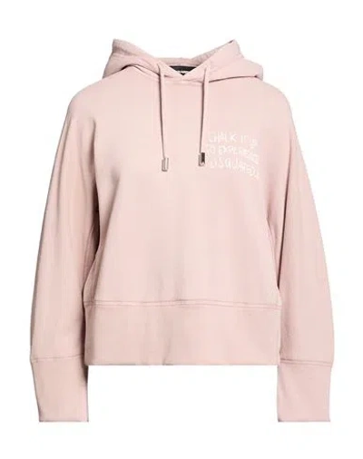 Dsquared2 Woman Sweatshirt Antique Rose Size M Cotton In Neutral