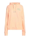 Dsquared2 Woman Sweatshirt Apricot Size Xs Cotton, Elastane In Orange