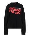 Dsquared2 Woman Sweatshirt Black Size 6 Cotton In Black