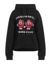 Dsquared2 Woman Sweatshirt Black Size L Cotton