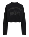 Dsquared2 Woman Sweatshirt Black Size L Cotton In Black