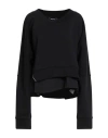 Dsquared2 Woman Sweatshirt Black Size L Cotton In Black