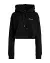 Dsquared2 Woman Sweatshirt Black Size L Cotton In Black