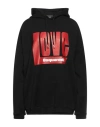Dsquared2 Woman Sweatshirt Black Size L Cotton, Elastane In Black