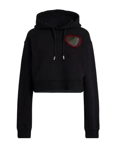 Dsquared2 Woman Sweatshirt Black Size M Cotton