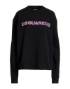 Dsquared2 Woman Sweatshirt Black Size M Cotton