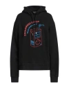 Dsquared2 Black Cotton Hoodie In Black