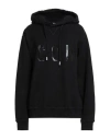 Dsquared2 Woman Sweatshirt Black Size M Cotton, Elastane In Black