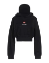 Dsquared2 Woman Sweatshirt Black Size M Cotton, Elastane In Black
