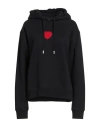 Dsquared2 Woman Sweatshirt Black Size S Cotton In Black