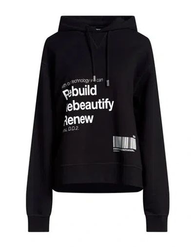 Dsquared2 Woman Sweatshirt Black Size S Cotton