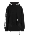 Dsquared2 Woman Sweatshirt Black Size S Cotton, Elastane, Polyester