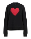 Dsquared2 Woman Sweatshirt Black Size Xs Cotton