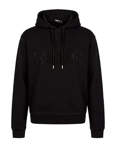 Dsquared2 Woman Sweatshirt Black Size Xxs Cotton