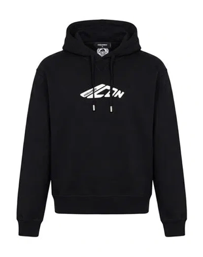 Dsquared2 Woman Sweatshirt Black Size Xxs Cotton, Polyester