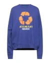 Dsquared2 Woman Sweatshirt Blue Size M Cotton In Blue