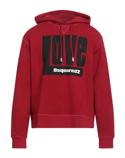 Dsquared2 Woman Sweatshirt Brick Size M Cotton