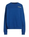 Dsquared2 Woman Sweatshirt Bright Blue Size Xs Cotton
