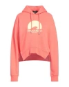 Dsquared2 Woman Sweatshirt Coral Size Xs Cotton, Elastane In Red