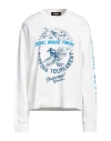 Dsquared2 Woman Sweatshirt Ivory Size Xs Cotton In White