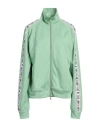 Dsquared2 Woman Sweatshirt Light Green Size L Polyester, Cotton