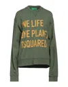 Dsquared2 Sweatshirts In Green