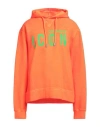 Dsquared2 Woman Sweatshirt Orange Size S Cotton