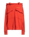 Dsquared2 Woman Sweatshirt Orange Size Xs Cotton