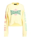 Dsquared2 Sweatshirt  Woman In Yellow