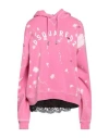 Dsquared2 Woman Sweatshirt Pink Size L Cotton In Pink