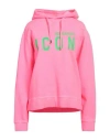 Dsquared2 Woman Sweatshirt Pink Size S Cotton