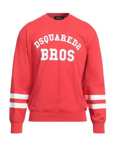 Dsquared2 Woman Sweatshirt Red Size Xs Cotton